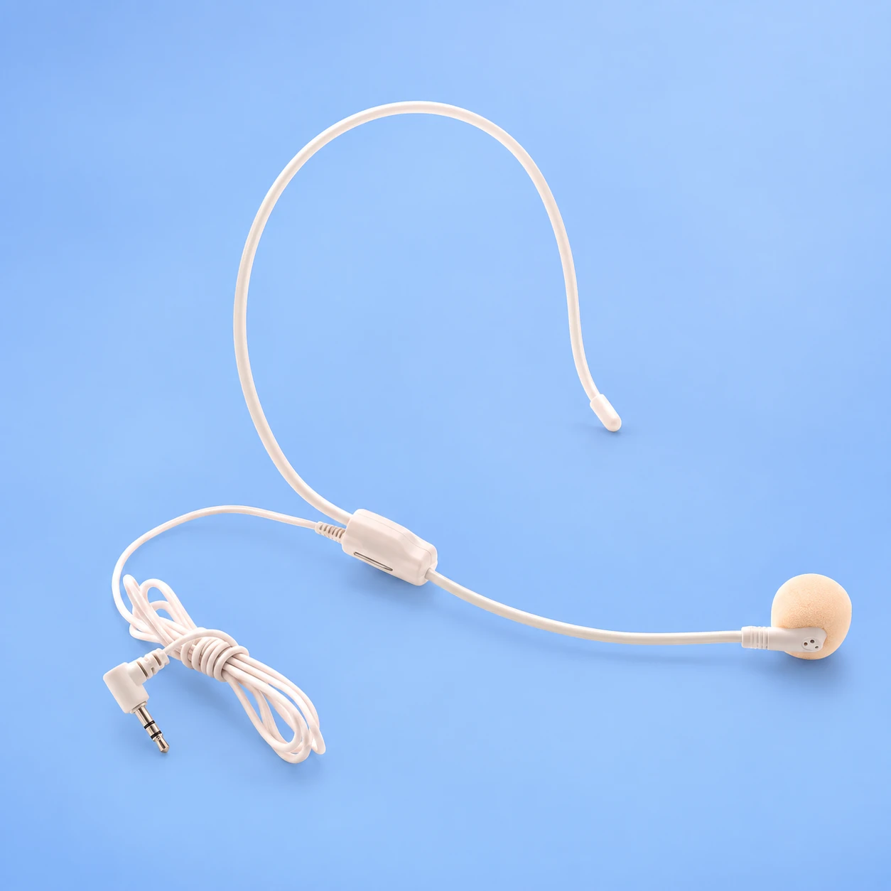 Light-color Wired Headset Microphone